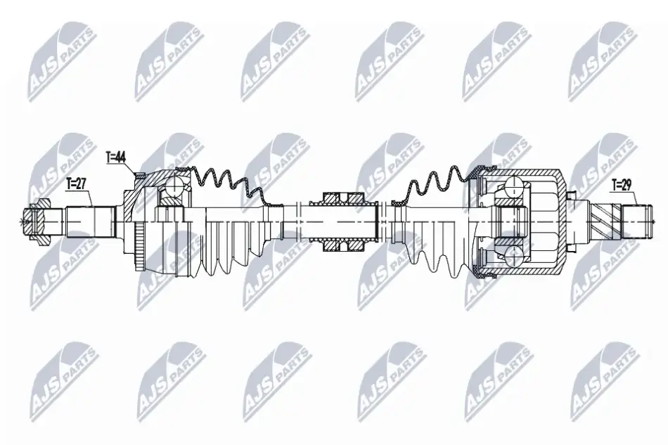 ПІВВІСЬ NTY NPW-NS-140 (фото 1)