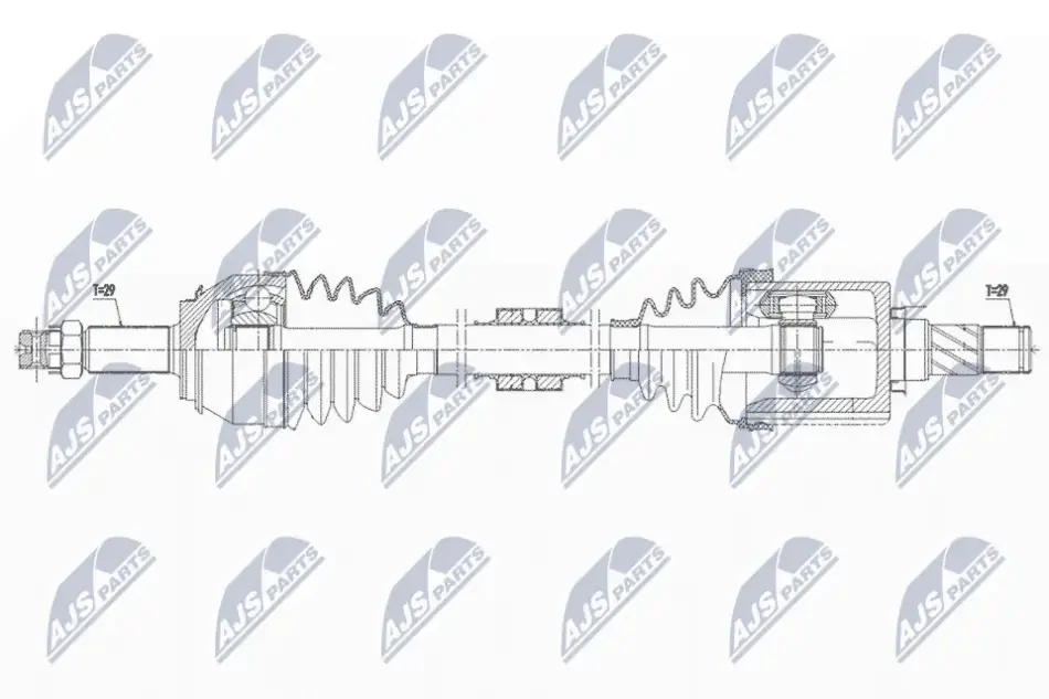 ПІВВІСЬ NTY NPW-NS-150 (фото 1)