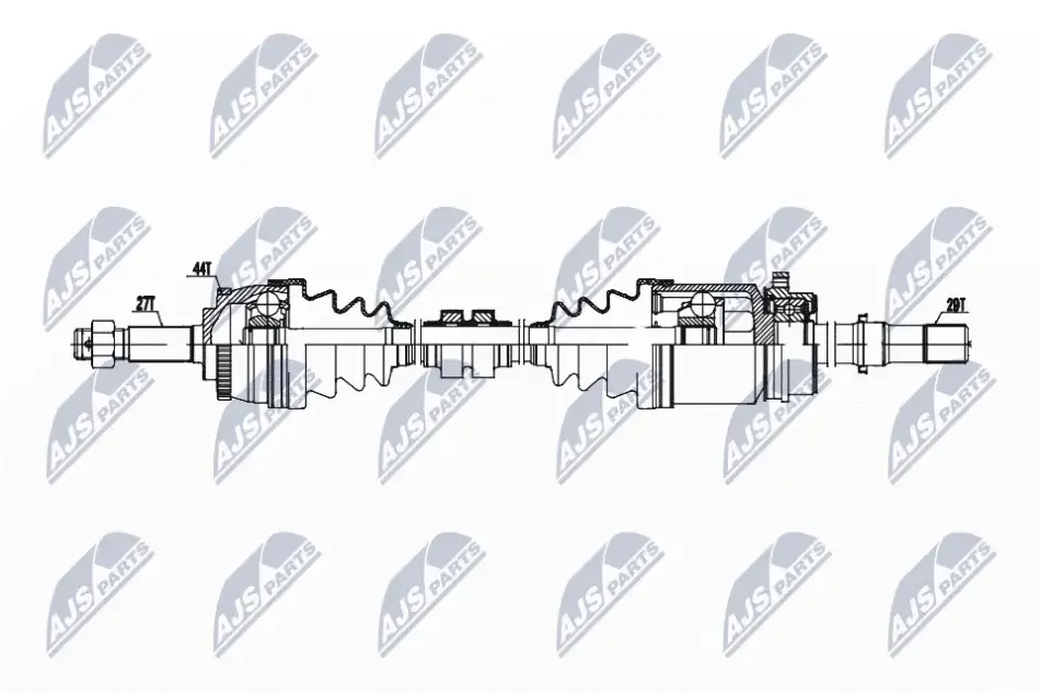 ПІВВІСЬ NTY NPW-NS-157 (фото 1)