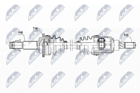 Привідний вал NTY NPW-NS-166