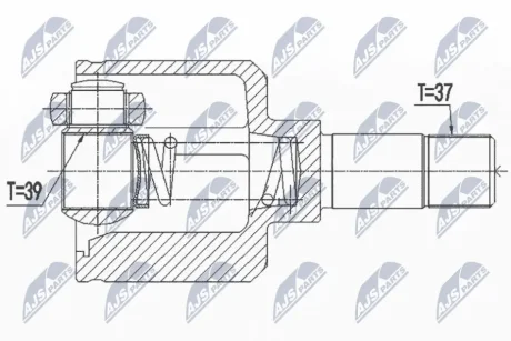ШРУС ВНУТРІШНІЙ NTY NPW-PE-056
