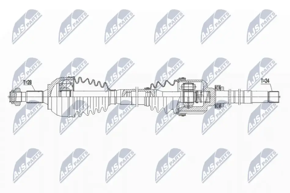 ПІВВІСЬ NTY NPW-PE-065 (фото 1)