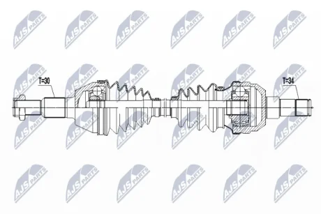ПОЛУОСЬ NTY NPW-PL-087