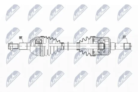 Вал привідний NTY NPW-PL-145