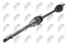 Полуось прав dacia duster 1.5dci 10-, 8200930509 NTY NPW-RE-132 (фото 2)