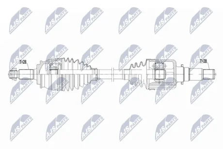 ПРИВІДНИЙ ВАЛ NTY NPW-SU-067