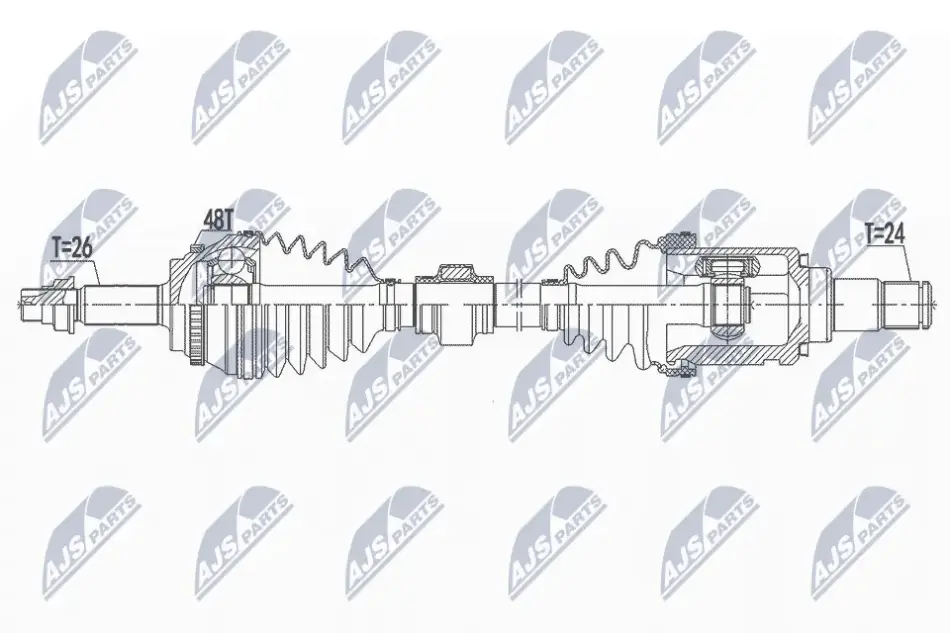 ПІВВІСЬ NTY NPW-TY-137 (фото 1)