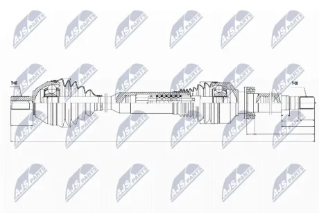 ПІВВІСЬ NTY NPW-VV-050
