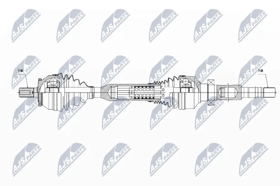 ПІВВІСЬ NTY NPW-VV-053 (фото 1)