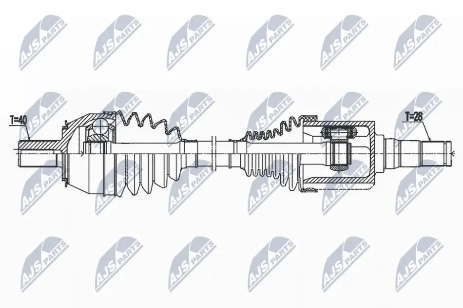 ПІВВІСЬ NTY NPW-VV-143 (фото 1)