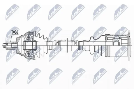 Піввісь NTY NPW-VW-185