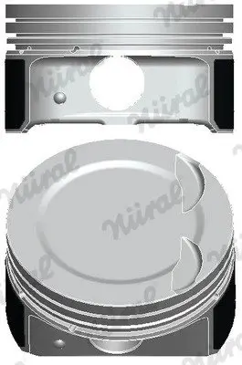 Поршень з кільцями OPEL 73,00 1,0 12V X10XE/Z10XE (вир-во Nural) NURAL 87-102707-00 (фото 1)