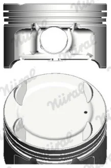 Поршень з кільцями FIAT 80.90 1.6 16V 182B6.000 00- (вир-во) NURAL 87-124806-00