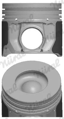 Поршень з кільцями FORD Transit 90.40 2.4TDCI PHFA/PHFC TRAPEZ 06-14 (вир-во) NURAL 87-148107-40 (фото 1)