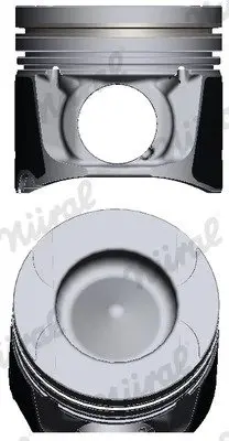 Поршень з кільцями OPEL/RENAULT 84,50 2,0 dCi M9R 06- (вир-во) NURAL 87-422007-10 (фото 1)