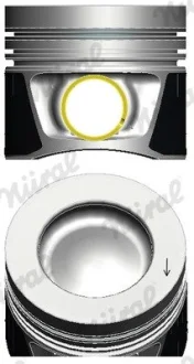 Поршень з кільцями VAG 81,01 2,0TDI 16V CAGA,CAGB,CAGC,CAHA,CAHB,CBAA,CBAB,CBBB,CBDA (вир-во Nural) NURAL 87-432300-00