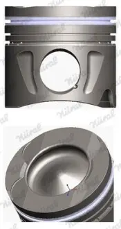 Поршень з кільцями MB 83.5 OM651 Прямий шатун (вир-во Nural) NURAL 87-433407-00