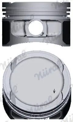 Поршень с кольцами VAG 77.01 1,6 16V CGGA 04- (пр-во Nural) NURAL 87-436907-00 (фото 1)