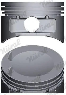 Поршень з кільцями VAG 82.50 2.0 TFSI AXX/BWA/BPY/CAWB/CCTA/CCZA TRAPEZ (вир-во) NURAL 87-438500-00 (фото 1)