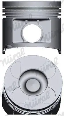 Поршень з кільцями NISSAN 89,00 mm 2,5 dCi YD25DDTi (вир-во Nural) NURAL 87-452600-00 (фото 1)