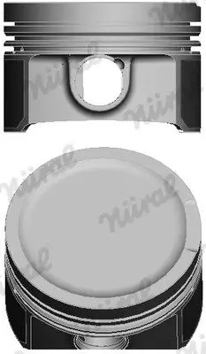Поршень з кільцями VAG 81.00 1.8T 20V (вир-во) NURAL 87-502900-10 (фото 1)