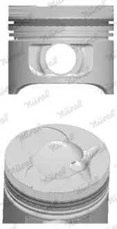 Поршень с кольцами MB 89,00 OM601/602 2,3D/2,9D (пр-во) http://fmecat.eu/index-car.asp?langID=12 NURAL 87-743100-10