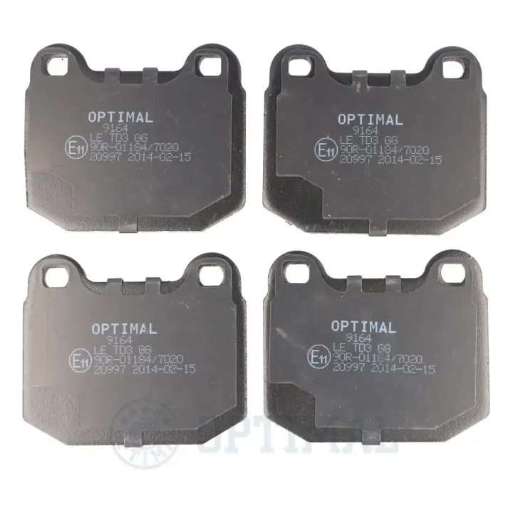 Гальмівні колодки дискові Optimal BP09164 (фото 1)