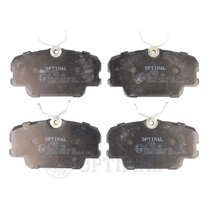 Гальмівні колодки дискові Optimal BP-09304 (фото 1)