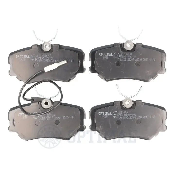 Гальмівні колодки дискові Optimal BP-09539 (фото 1)