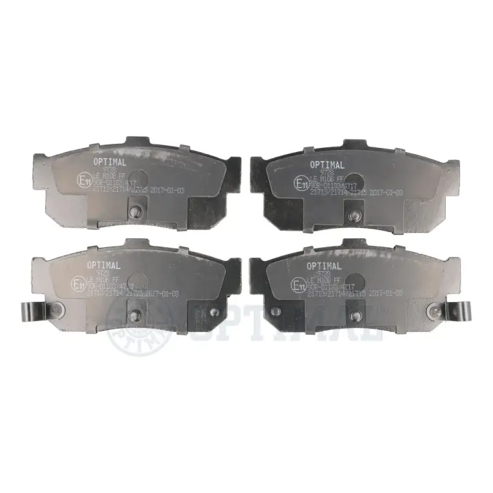 Гальмівні колодки дискові Optimal BP-09728 (фото 1)