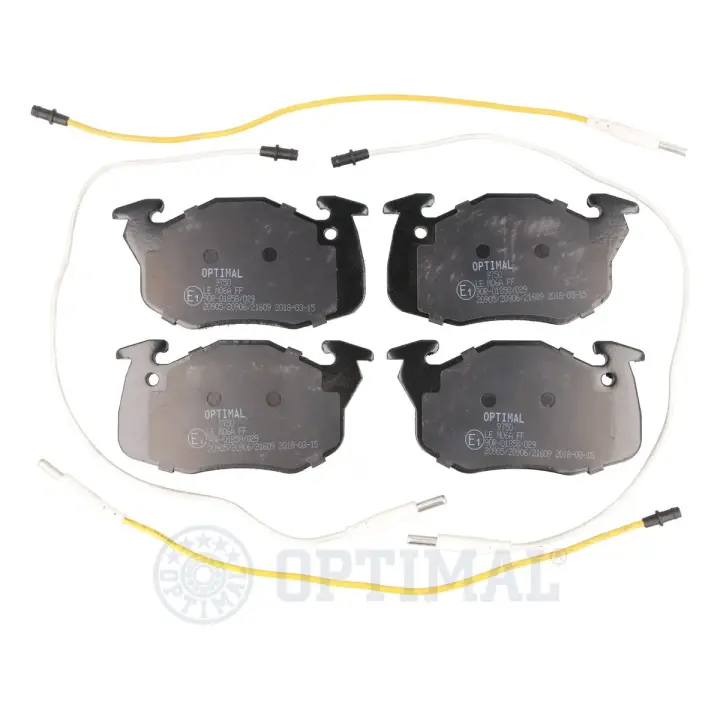 Гальмівні колодки дискові Optimal BP-09750 (фото 1)