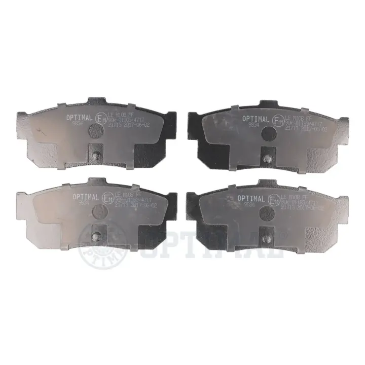 Гальмівні колодки дискові Optimal BP-09834 (фото 1)