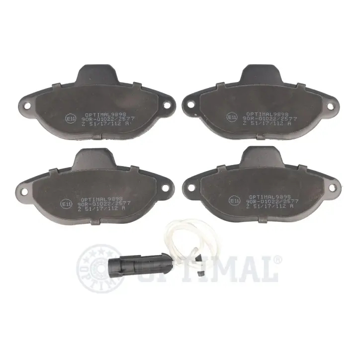 Гальмівні колодки дискові Optimal BP-09898 (фото 1)