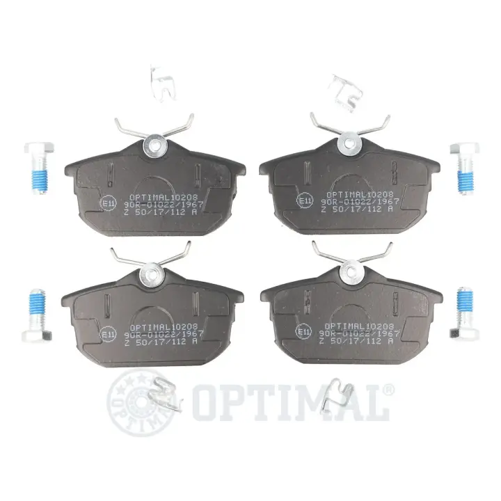Гальмівні колодки дискові Optimal BP-10208 (фото 1)