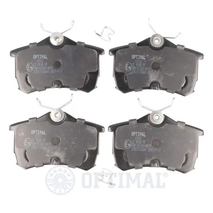 Гальмівні колодки дискові Optimal BP-10312 (фото 1)