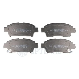 Гальмівні колодки дискові Optimal BP-10347