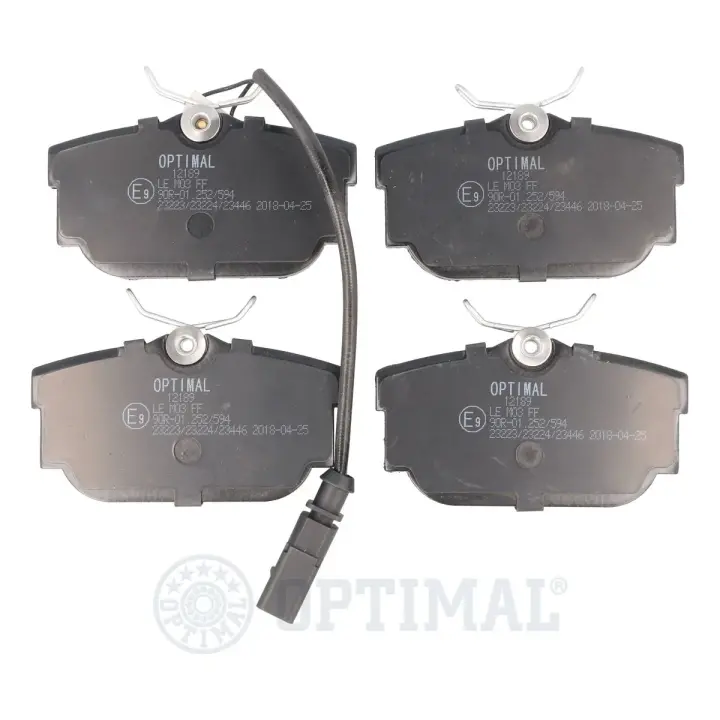 Гальмівні колодки дискові Optimal BP12189 (фото 1)