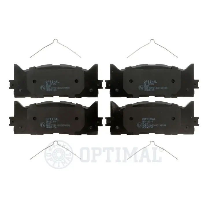 Гальмівні колодки дискові Optimal BP-12314 (фото 1)
