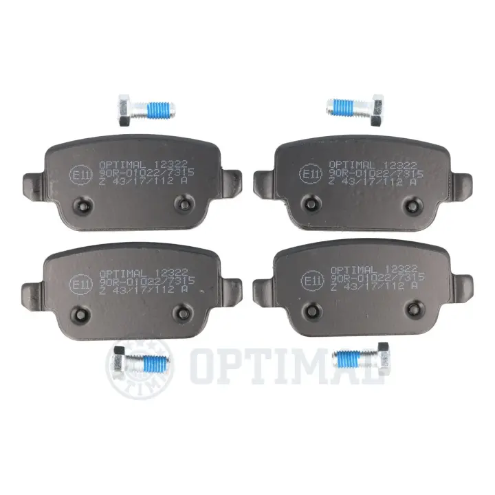 Гальмівні колодки дискові Optimal BP-12322 (фото 1)