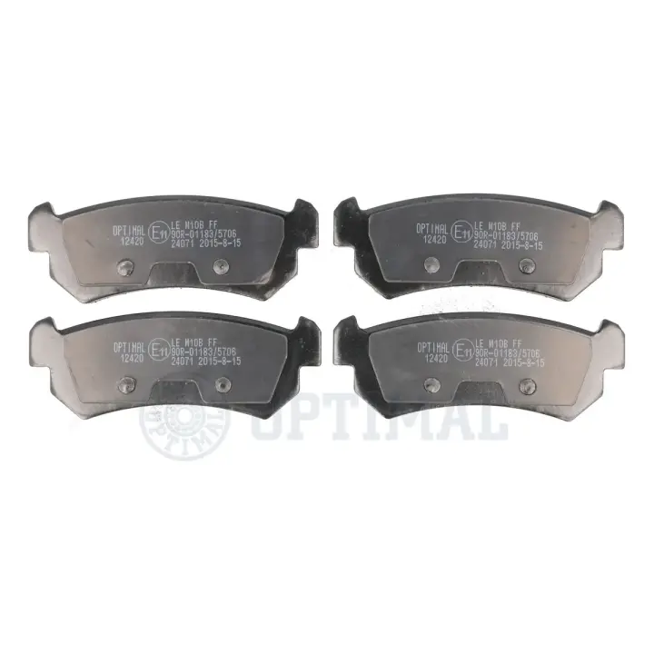 Гальмівні колодки дискові Optimal BP-12420 (фото 1)