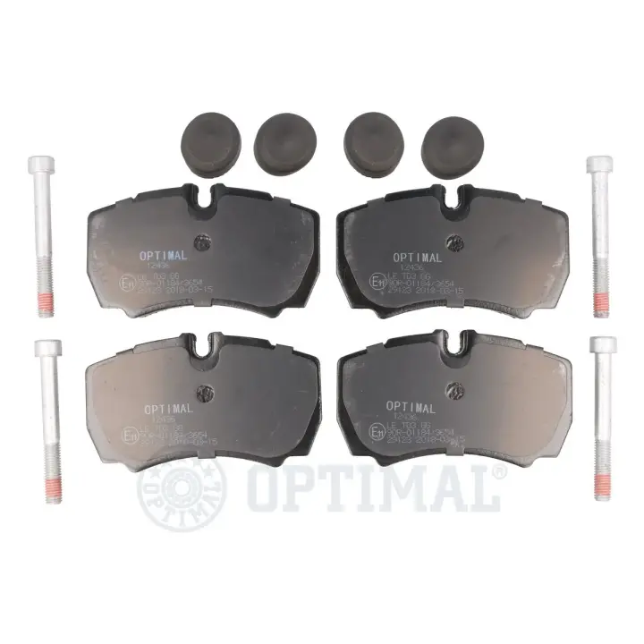 Гальмівні колодки дискові Optimal BP12436 (фото 1)