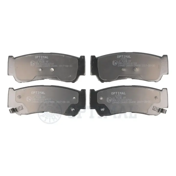 Гальмівні колодки дискові Optimal BP-12451 (фото 1)