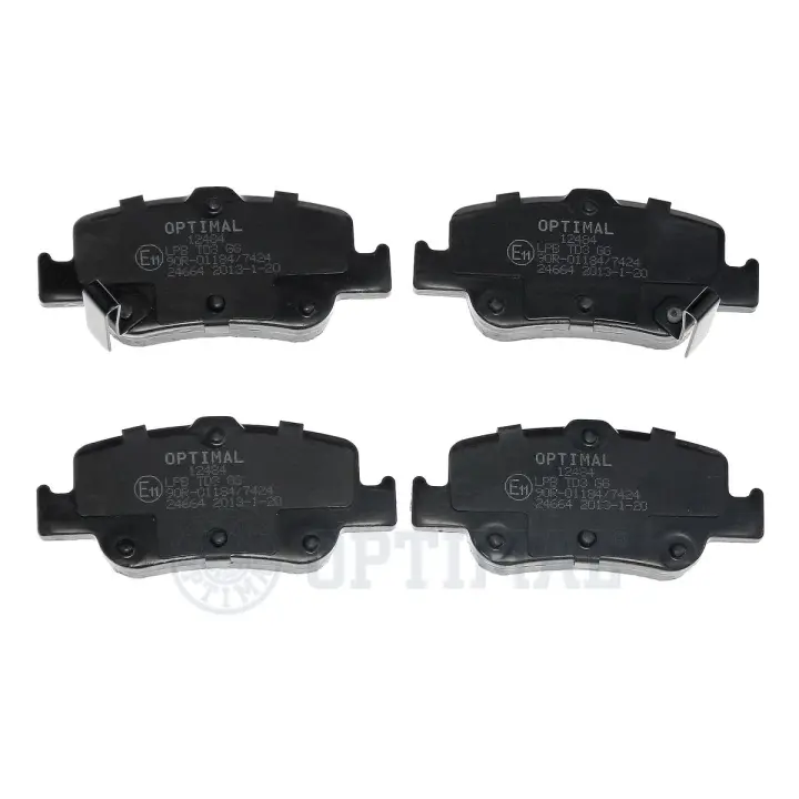 Гальмівні колодки дискові Optimal BP-12484 (фото 1)