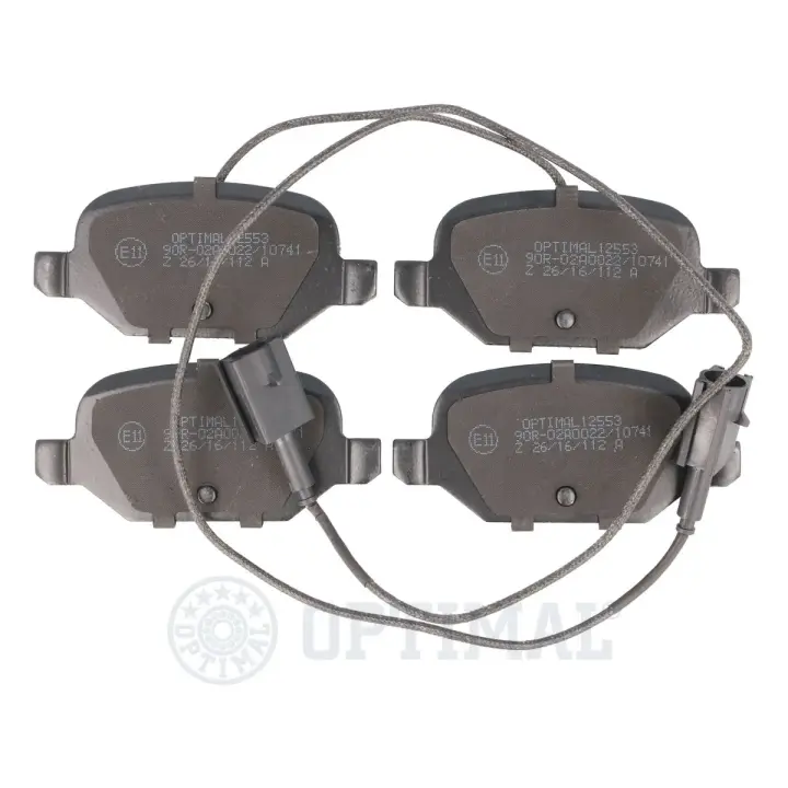 Гальмівні колодки дискові Optimal BP-12553 (фото 1)