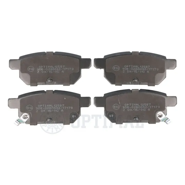 Гальмівні колодки дискові Optimal BP-12587 (фото 1)