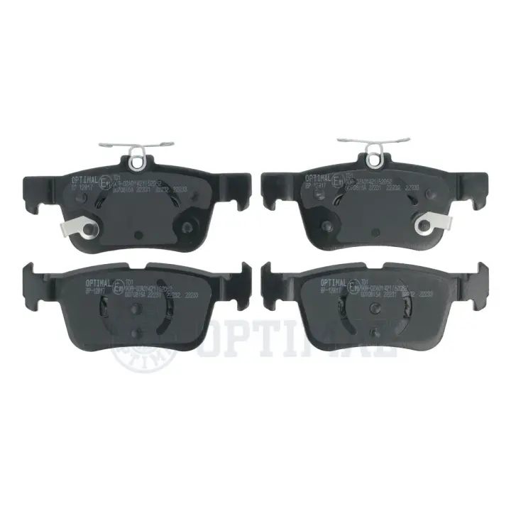 Гальмівні колодки дискові Optimal BP-12817 (фото 1)