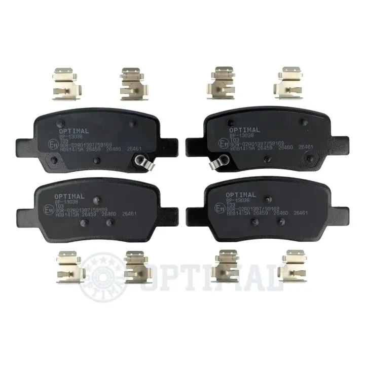 Гальмівні колодки дискові Optimal BP-13038 (фото 1)