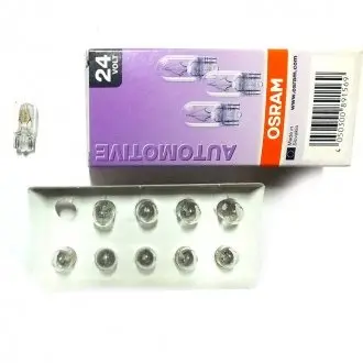 ЛАМПА W5W 24V 5W W2.1x9.5d FS STANDARD OSRAM 2845 (фото 1)