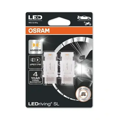 Лампа LEDriving P27/7W OSRAM 3157DYP-02b (фото 1)