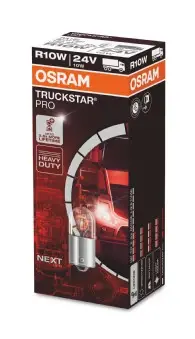Лампочка R10W Truckstar Pro NextGen (картон, 10 шт, 24В, 10Вт, тип гнізда: BA15S) OSRAM 5637TSP (фото 1)